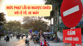 Đi xe máy vào đường ngược chiều bị xử phạt như thế nào, có bị tước giấy phép lái xe không?