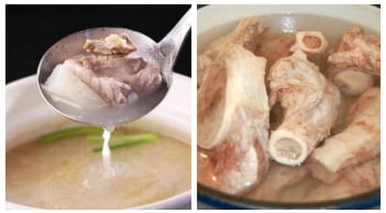 Nấu canh xương đừng vội bỏ thẳng nước vào hầm: Làm thêm bước này món canh trong veo, thơm ngon không đục