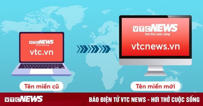 Báo điện tử VTC News đổi tên miền vtc.vn sang vtcnews.vn