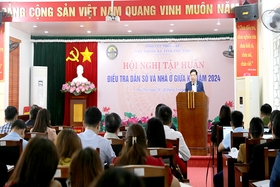 Tập huấn Điều tra dân số và nhà ở giữa kỳ năm 2024