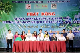 Launching Phu Tho tourism stimulus program