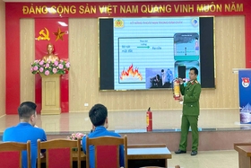 Tập huấn kỹ năng phòng cháy, chữa cháy và cứu nạn, cứu hộ