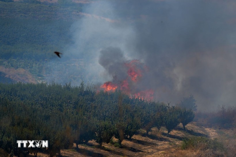 Lực lượng Hezbollah không kích dữ dội Cao nguyên Golan