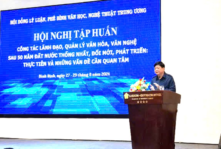 Khai mạc hội nghị tập huấn lý luận, phê bình văn học, nghệ thuật năm 2024