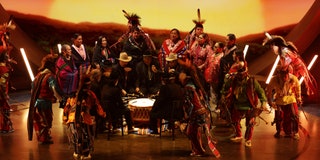 Watch Scott George and the Osage Singers Perform “Wahzhazhe (A Song for My People)” at 2024 Oscars