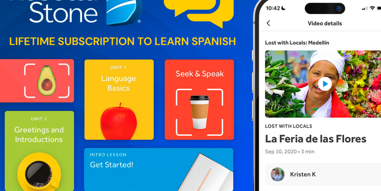 Biến kỳ nghỉ thành cơ hội học tập với Phiên bản tiếng Tây Ban Nha của Rosetta Stone chỉ với $96