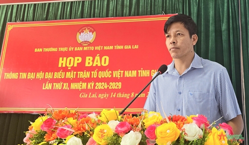 Gia Lai: Chuẩn bị chu đáo Đại hội đại biểu Mặt trận Tổ quốc Việt Nam tỉnh lần thứ XI