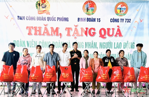 Công ty 732 (Binh đoàn 15): Nhiều hoạt động hưởng ứng Tháng Công nhân