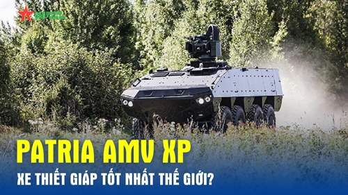 Patria AMV XP – Xe bọc thép chở quân tốt nhất thế giới?