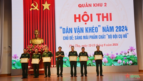 Hội thi “Dân vận khéo” LLVT Quân khu 2 năm 2024: Lan tỏa nhiều mô hình hay, cách làm sáng tạo