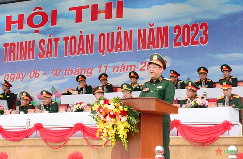 Khai mạc Hội thi quân báo - trinh sát toàn quân năm 2023