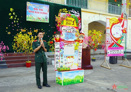 Trường Sĩ quan Công binh tổ chức sôi nổi Hội thi bình báo xuân