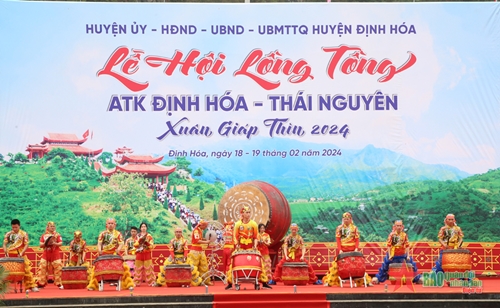 Sôi nổi khai hội Lồng tồng ATK Định Hóa - Thái Nguyên 2024