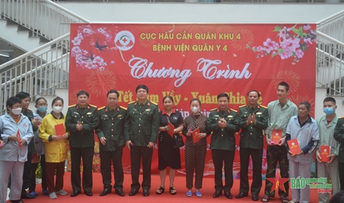 Bệnh viện Quân y 4, Quân khu 4 tổ chức “Tết sum vầy – Xuân sẻ chia”