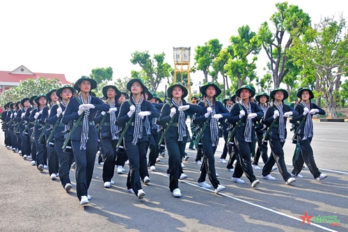 Bộ tư lệnh TP Hồ Chí Minh xuất quân lực lượng tham gia huấn luyện diễu binh, diễu hành kỷ niệm chiến thắng Điện Biên Phủ