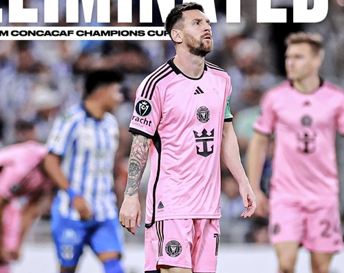 Messi mờ nhạt trong trận thua đậm của Inter Miami