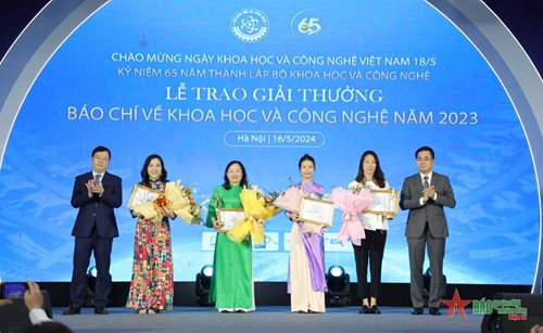 Khởi động Giải thưởng báo chí về khoa học và công nghệ năm 2024