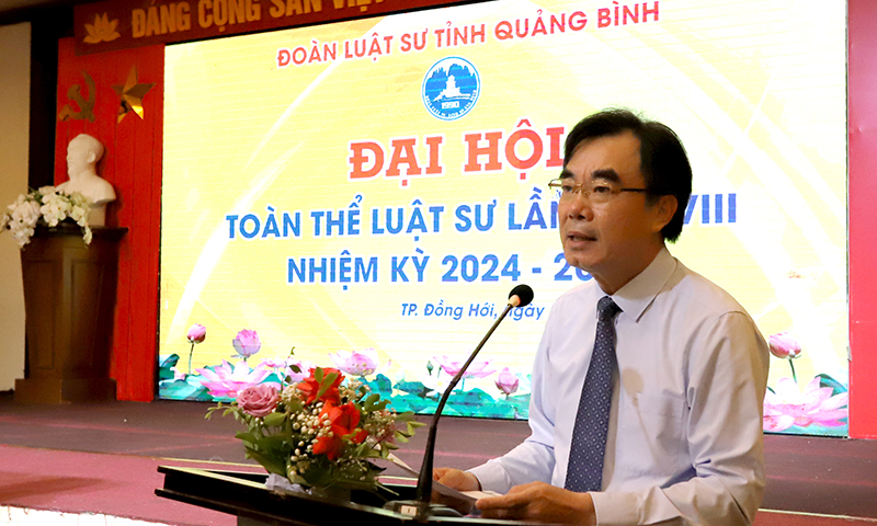 Đại hội Đoàn Luật sư tỉnh lần thứ VIII, nhiệm kỳ 2024-2029