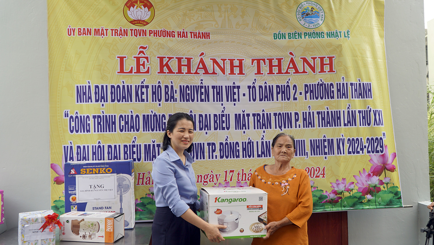 Khánh thành nhà "Đại đoàn kết"