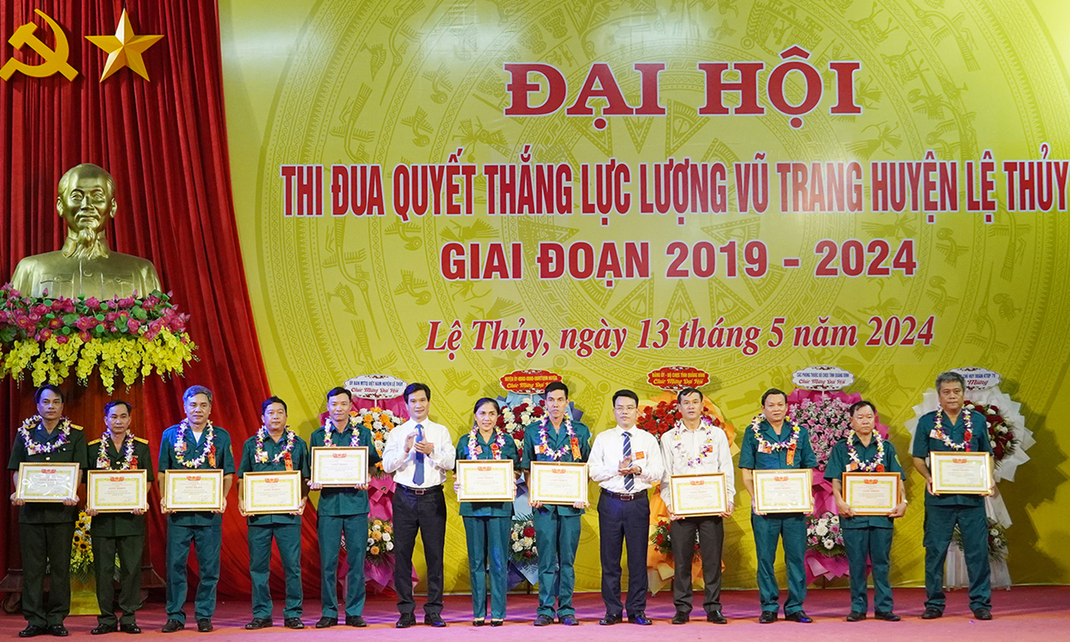 Đại hội thi đua Quyết thắng lực lượng vũ trang huyện Lệ Thủy