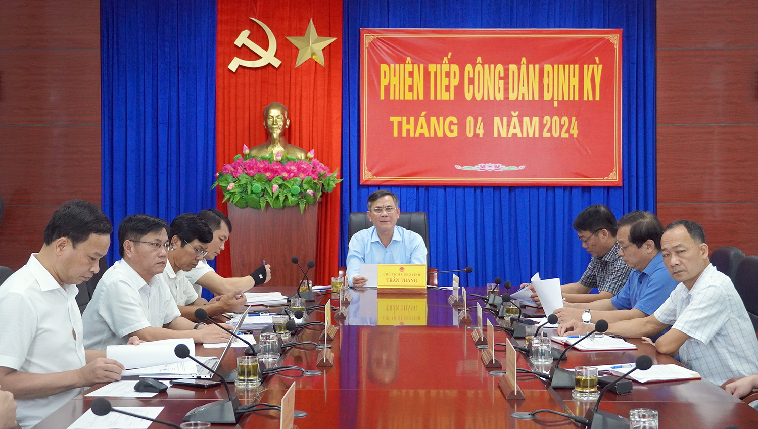 Lãnh đạo tỉnh tiếp công dân định kỳ tháng 4/2024