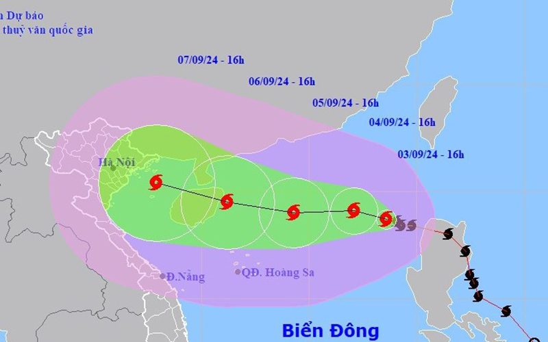 Công điện triển khai ứng phó với bão số 3