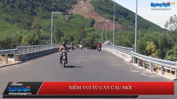 [Video]. Niềm vui từ cây cầu mới