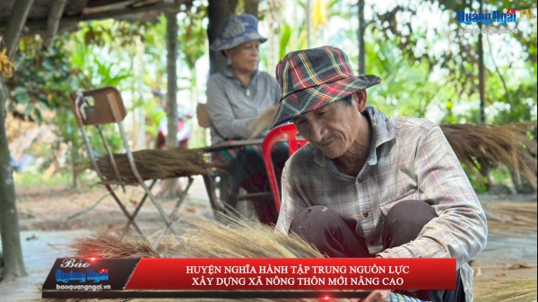 [Video]. Huyện Nghĩa Hành tập trung nguồn lực xây dựng xã nông thôn mới nâng cao