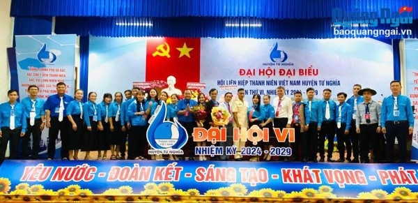 Đại hội đại biểu Hội Liên hiệp thanh niên Việt Nam huyện Tư Nghĩa