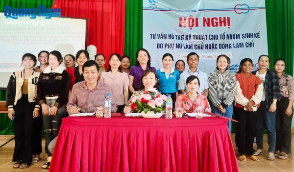 Hỗ trợ phụ nữ phát triển kinh tế