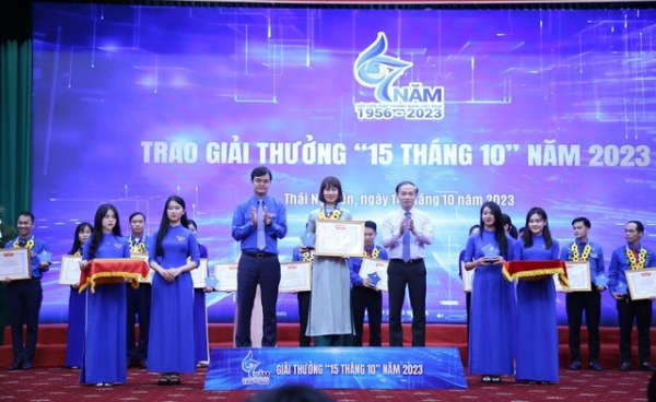 Tuyên dương 82 cán bộ Hội Liên hiệp Thanh niên Việt Nam xuất sắc