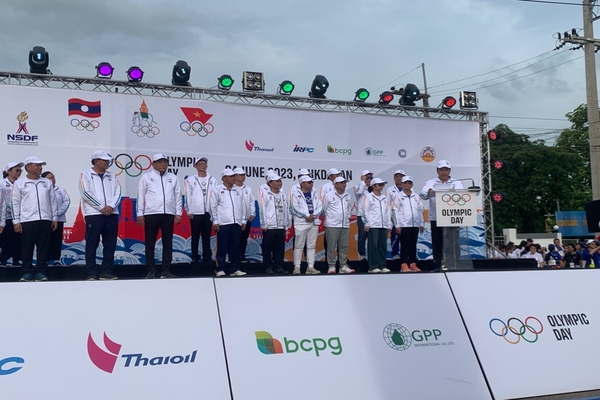 Quang Tri delegation attends Olympic Day 2023 in Thailand