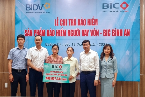 BIC giúp khách hàng an tâm trước mọi rủi ro