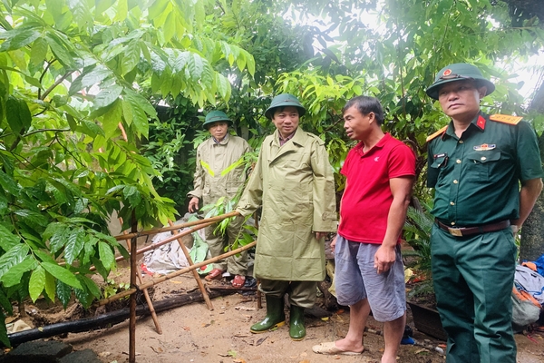 Kiểm tra công tác phòng, chống bão số 4 tại huyện Cam Lộ, Đakrông