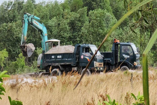 Cần xử lý dứt điểm việc ngang nhiên khai thác cát trắng trái phép ở Gio Mai