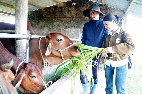 Nữ khuyến nông viên được nông dân tin tưởng