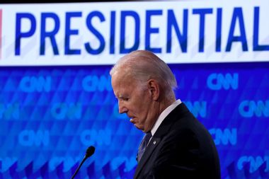 Những biểu tượng trong chế độ tranh luận Biden