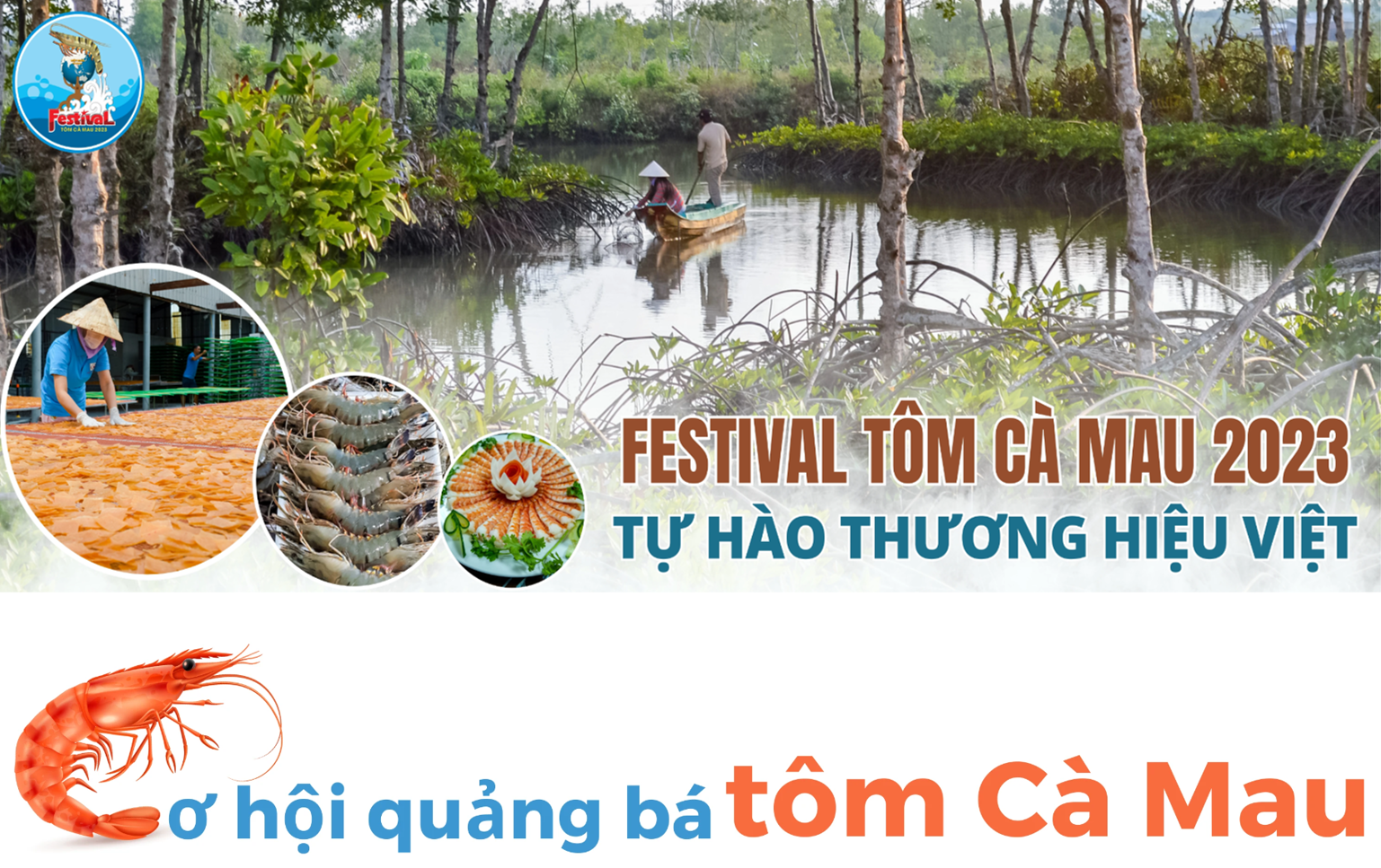 Festival Tôm Cà Mau 2023 tự hào thương hiệu Việt