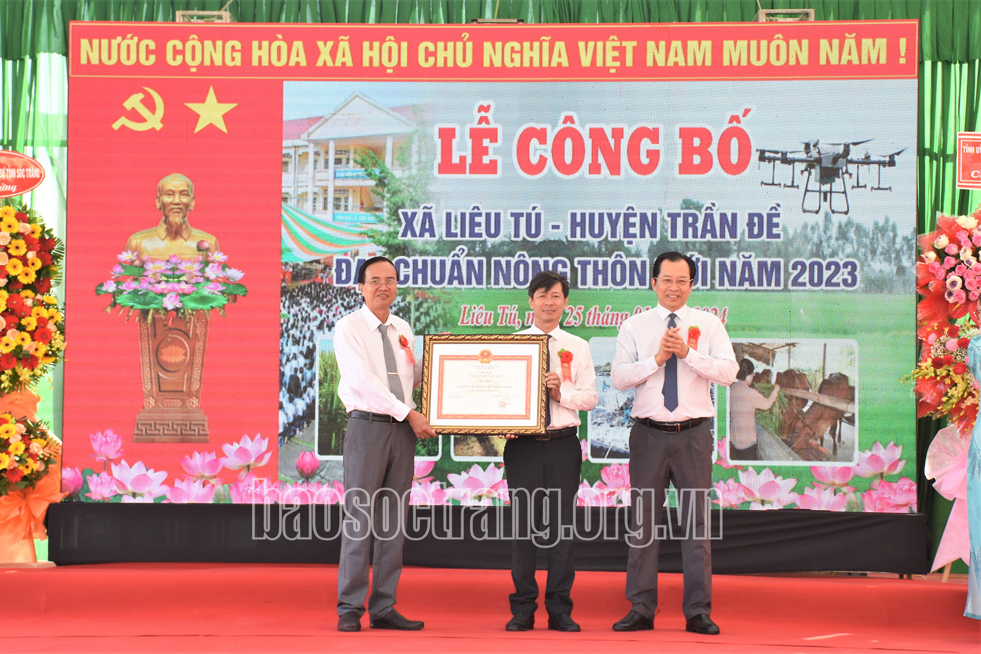 Xã Liêu Tú được công nhận xã đạt chuẩn nông thôn mới