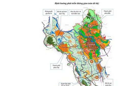 Hà Nội: Sẽ hình thành thành phố phía Nam sau khi sân bay thứ hai được xây dựng