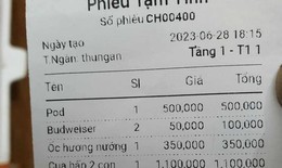 Xác minh quán ăn trên phố Tạ Hiện bị tố 'chặt chém' khách hàng