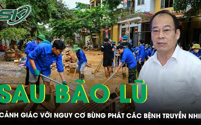 Chuyên gia cảnh báo: Nguy cơ bùng phát các bệnh truyền nhiễm sau bão lũ