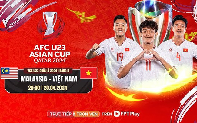 Xem trực tiếp trận U23 Việt Nam - U23 Malaysia ở đâu, trên kênh nào?