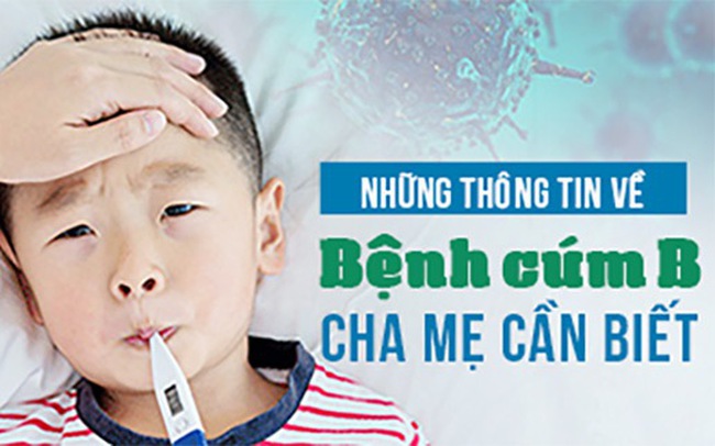 Trẻ mắc cúm B có triệu chứng gì?