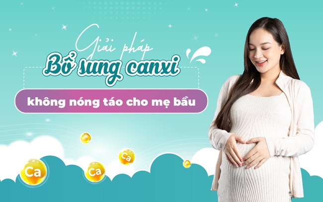 Giải pháp bổ sung canxi cho mẹ bầu