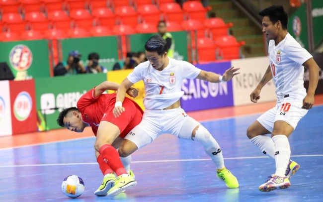 Đội tuyển futsal Việt Nam bị Myanmar cầm hòa ở Asian Cup 2024