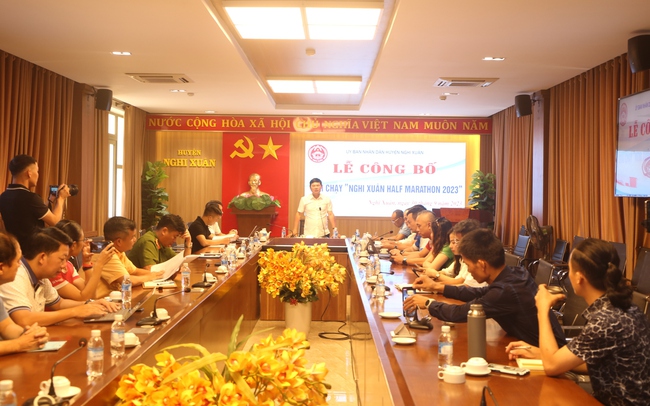 Công bố Giải chạy “Nghi Xuân Half Marathon 2023”