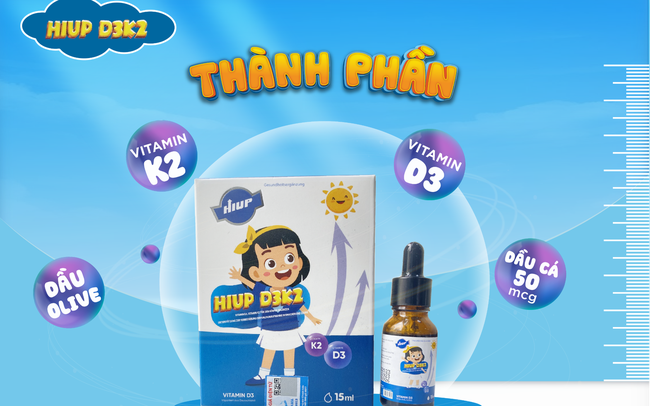 Sự thật về sản phẩm hỗ trợ bổ sung vitamin D3, K2 được mẹ Việt tin dùng