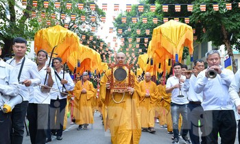 Hình ảnh khai mạc Đại hội đại biểu Phật giáo toàn quốc lần thứ IX