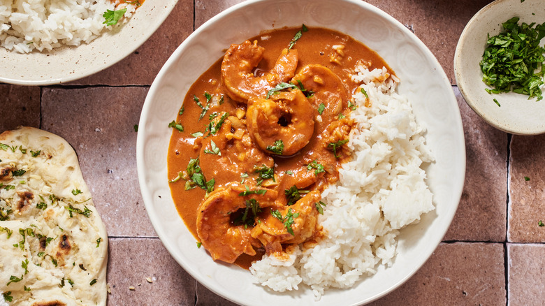 Công thức Tikka Masala tôm